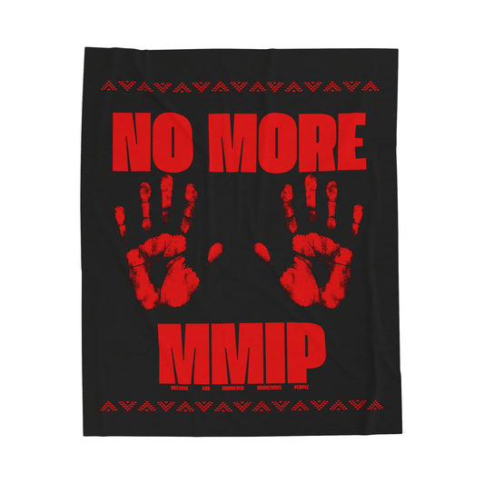 NO MORE MMIP Velveteen Plush Blanket