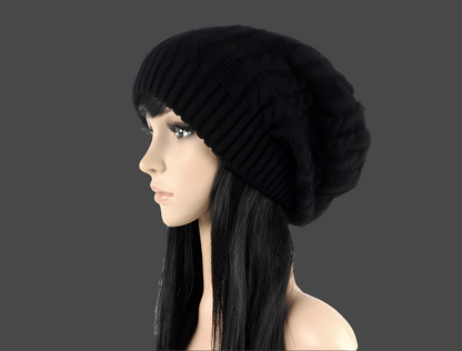 The perfect finishing touch accessory for any outfit! Pair this Classic Slouch Beanie with any of your essential fall and winter outfits. Keep warm and maintain your style.